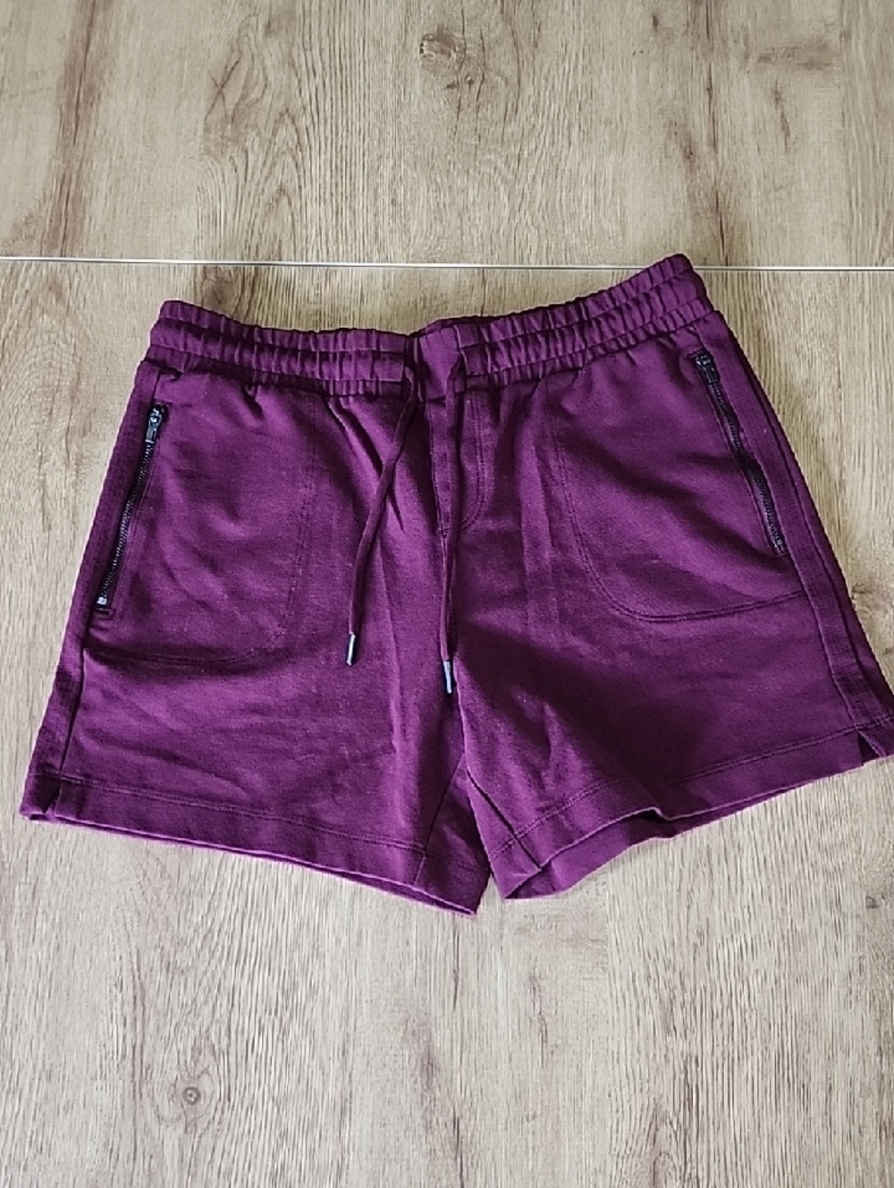 Athletic Works Women's Drawstring Shorts in Plum